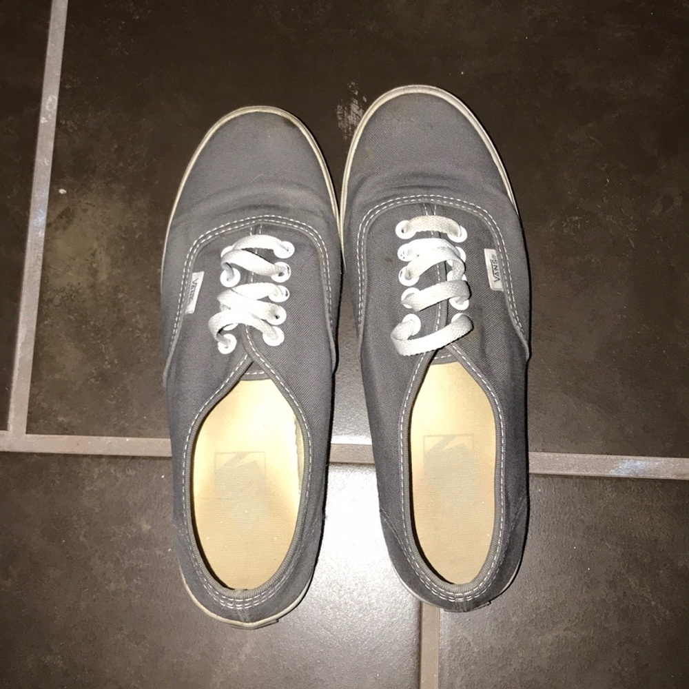 Grey Vans Womens 7